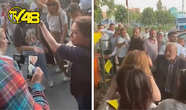 "KUDUZ" KARANTİNASINA ALINAN MAHALLEDE ARBEDE ÇIKTI