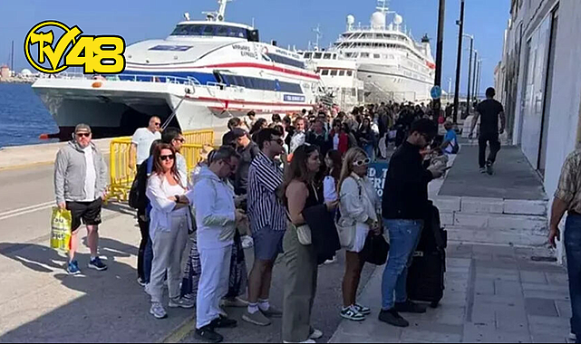 RODOS'A GİTMEK İSTEYEN TATİLCİLER BAYRAMDA KAPIDA KALDI