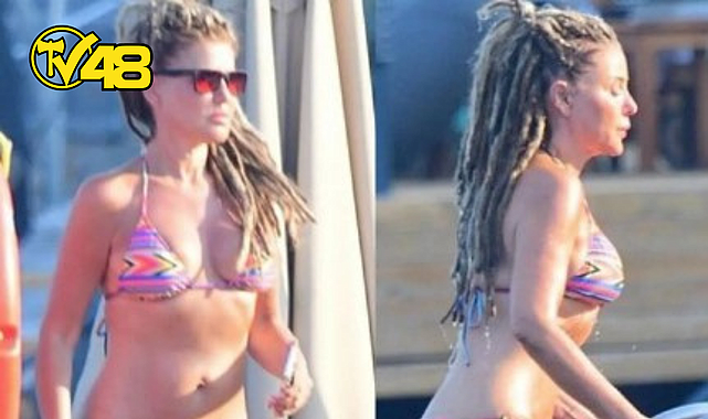 GÜLBEN ERGEN BODRUM'DA FİT GÖRÜNTÜSÜYLE DİKKAT ÇEKTİ: SAÇINA RASTA YAPTIRDI