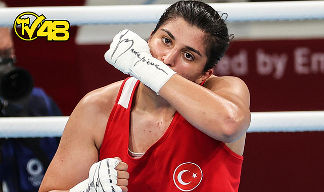 MİLLİ BOKSÖRÜMÜZ BUSENAZ SÜRMENELİ ADINI ÇEYREK FİNALE YAZDIRDI