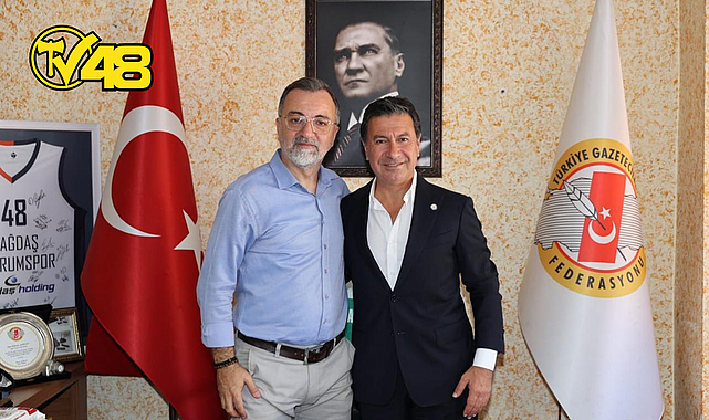 MUĞLA BÜYÜKŞEHİR BELEDİYE BAŞKANI AHMET ARAS, MUĞLA GAZETECİLER CEMİYETİ’Nİ ZİYARET ETTİ