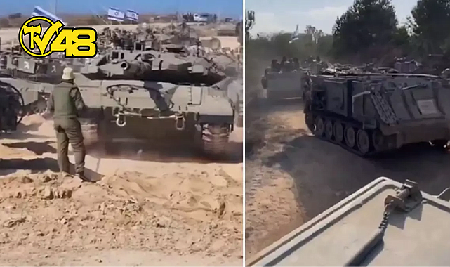İSRAİL ORDUSU, LÜBNAN SINIRINA ÇOK SAYIDA TANK VE ZIRHLI ARAÇ SEVK ETTİ
