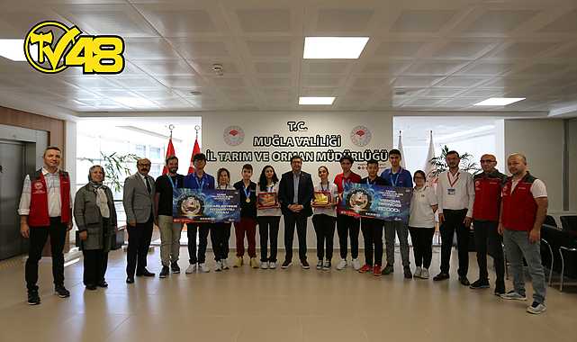 TEKNOFEST 2024'TE ÖDÜL ALAN MİLASLI GENÇLER'DEN SAYLAK'A ZİYARET