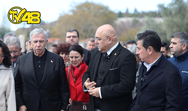 ANKARA BÜYÜKŞEHİR BELEDİYE BAŞKANI MANSUR YAVAŞ STRATONİKEİA ANTİK KENTİ’Nİ ZİYARET ETTİ