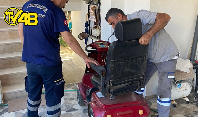 BELEDİYEDEN AKÜLÜ SANDALYE BAKIM, ONARIM DESTEĞİ