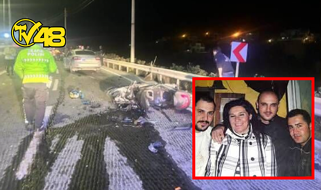 BODRUM'DA TRAFİK KAZASI: CHP İLÇE BAŞKANI TUNA IŞIN'IN ABİSİ HAYATINI KAYBETTİ