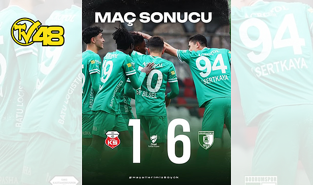BODRUM FK, KASTAMONU DEPLASMANINDA FARKA KOŞTU: 6-1