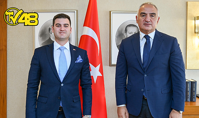 BODRUM İÇİN BİR HAFTADA İKİ BAKANLA GÖRÜŞME YAPILDI! TAMER MANDALİNCİ'DEN BAKAN ERSOY'A ZİYARET