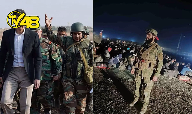 IRAK'A KAÇAN VE GERİ GÖNDERİLEN REJİM ASKERLERİNİ BÖYLE TESLİM ALDILAR