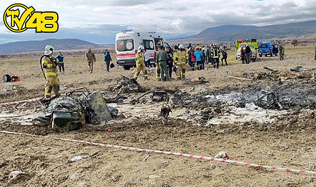 ISPARTA'DA ASKERİ HELİKOPTER DÜŞTÜ: 6 ASKER ŞEHİT
