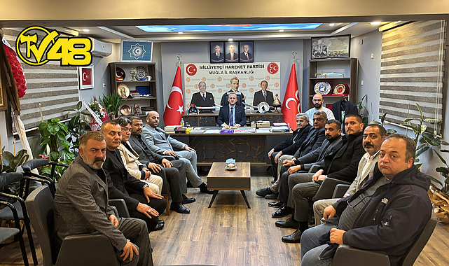 MHP MUĞLA İL BAŞKANLIĞI'NA ATANAN BURAK DEMİREL, YOĞUN İLGİYLE KARŞILANDI