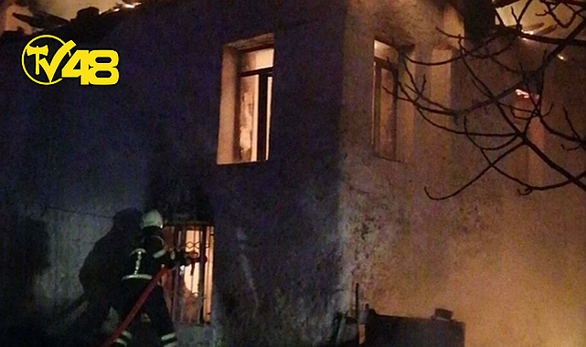 MUĞLA'DA EVDE ÇIKAN YANGINDA YAŞLI ÇİFT HAYATINI KAYBETTİ
