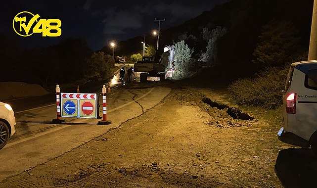 MUSKİ, BODRUM'DA 14 SAATTE KANALİZASYON HATTI YENİLEDİ