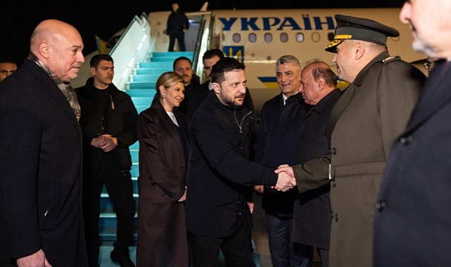 UKRAYNA DEVLET BAŞKANI ZELENSKİY, TÜRKİYE'YE GELDİ