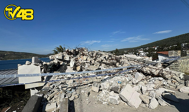 BODRUM’DA HAZİNE ARAZİNE KAÇAK İNŞAAT YAPMIŞLAR