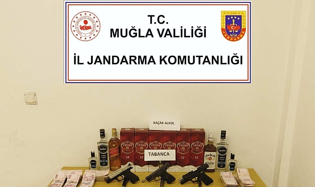 BODRUM'DA JANDARMADAN YASAKLI MADDE OPERASYONU 