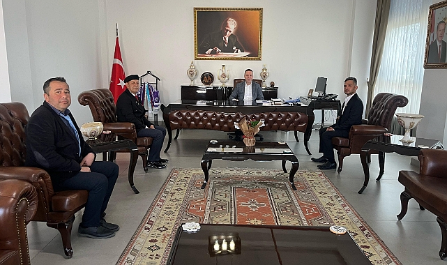 HARP MALÜLÜ GAZİLER, ŞEHİT DUL VE YETİMLERİ DERNEĞİ'NDEN MİLAS KAYMAKAMI BÖKE'YE ZİYARET