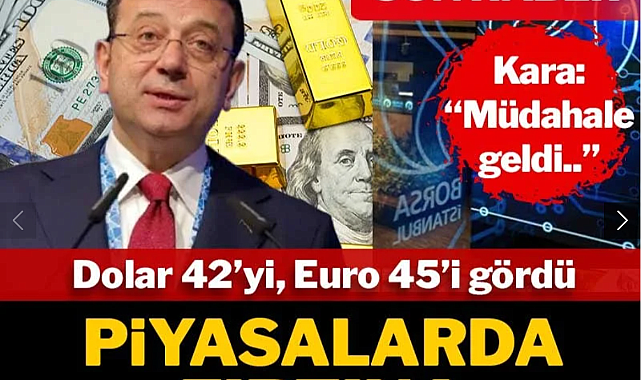 ŞAFAK OPERASYONU PİYASALARI ÇARPTI: ALTIN VE DOLAR ZIPLADI, BORSA ÇÖKTÜ