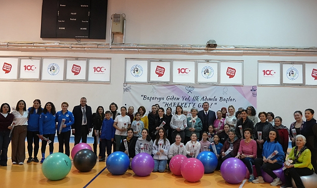 YAŞAM BOYU SPOR PROGRAMINA KATILAN KADINLARA ERKEN 8 MART KUTLAMASI
