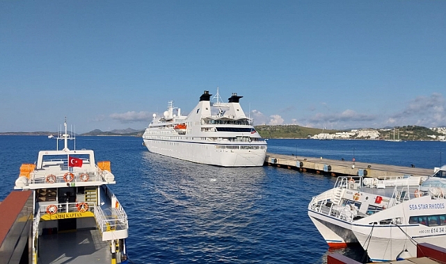 KRUVAZİYER SEZONU BODRUM’DA HIZLI BAŞLADI.