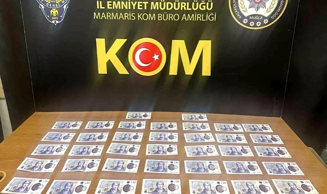 MARMARİS'TE SAHTE PARA İLE YAKALANAN İNGİLİZ TURİST