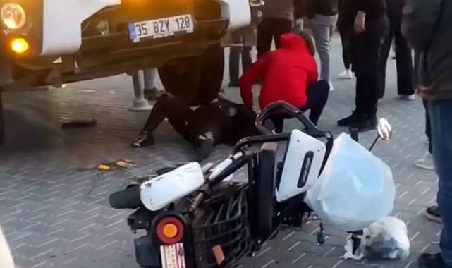 MARMARİS'TE TIRIN ALTINDA KALAN KADIN YARALANDI