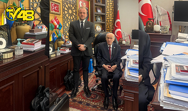 MHP MUĞLA İL BAŞKANI BURAK DEMİREL'DEN DEVLET BAHÇELİ'YE ZİYARET