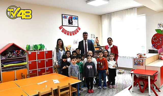MİLAS İLÇE MİLLİ EĞİTİM MÜDÜRÜ İSA BAL, ARA TATİL DÖNÜŞÜNDE GÜMÜŞLÜK ANAOKULU’NU ZİYARET ETTİ