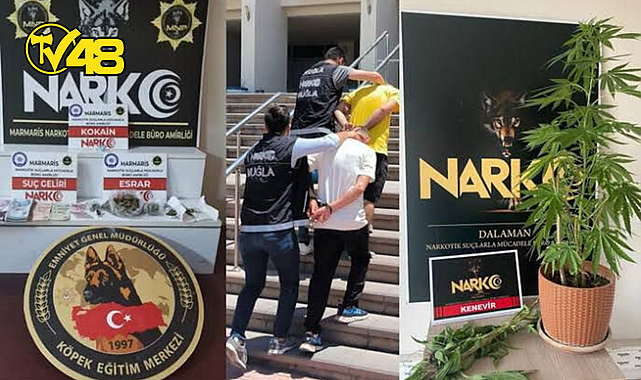 MUĞLA'DA UYUŞTURUCU TACİRLERİNE GEÇİT YOK: 133 OPERASYONDA ÇOK SAYIDA MADDE ELE GEÇİRİLDİ