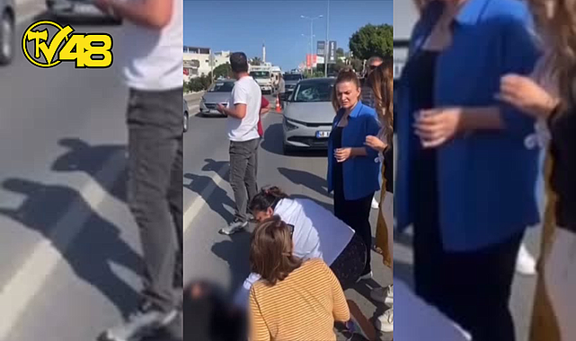 BODRUM-KONACIK YOLUNDA KAZA: GENÇ KADIN YARALANDI