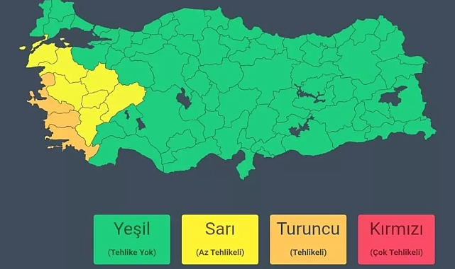 FIRTINA UYARISI: 10 İLDE TEDBİR ALIN!