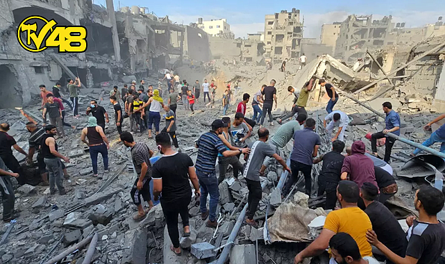 İSRAİL GECE BOYUNCA GAZZE'YE BOMBA YAĞDIRDI! 100'DEN FAZLA FİLİSTİNLİ HAYATINI KAYBETTİ