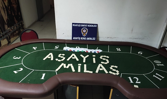 Milas'ta Kumar Operasyonu: 6 Kişiye Para Cezası Kesildi