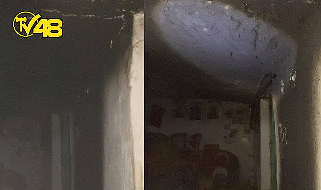 MUM NEREDEYSE BİR EVİ KÜL EDİYORDU: DUMANDAN ETKİLENEN KİŞİ HASTANEYE KALDIRILDI