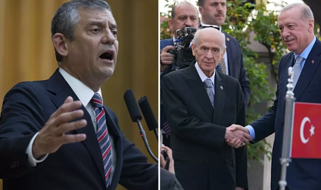 ÖZGÜR ÖZEL'DEN DEVLET BAHÇELİ İÇİN AĞIR SÖZLER