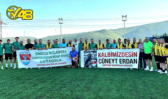 CÜNEYT ERDAN ANISINA ANLAMLI MAÇ: SPOR VE BASIN CAMİASI SAHADA BULUŞTU
