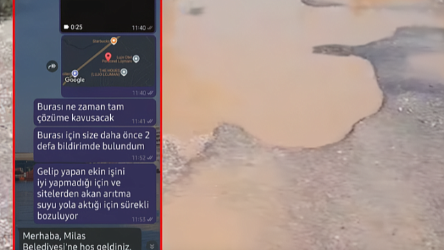 "MİLAS BELEDİYESİ'NE DEFALARCA BİLDİRDİK, KİMSE DUYMADI!"