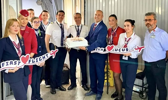 DALAMAN'A TİRAN'DAN İLK TURİST UÇUŞU