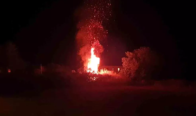 DATÇA'DA YANGIN KISA SÜREDE SÖNDÜRÜLDÜ