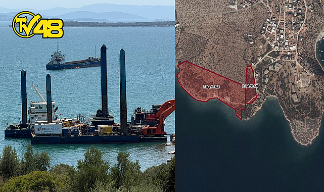 İASOS'TAKİ TARİHİ BÖLGEDE YASAĞA RAĞMEN İNŞAAT ÇALIŞMALARI DEVAM EDİYOR