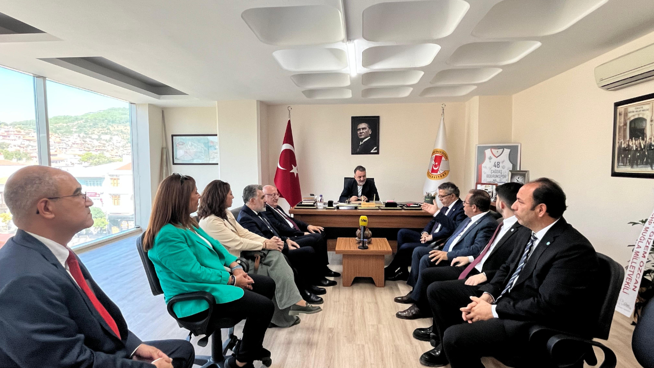 İYİ Parti Heyetinden Muğla Gazeteciler Cemiyeti'ne Ziyaret