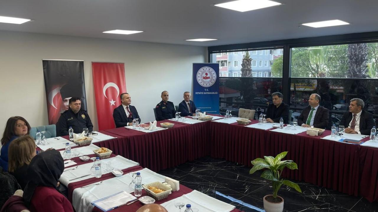 FETHİYE’DE YIL SONU DEĞERLENDİRME TOPLANTISI YAPILDI