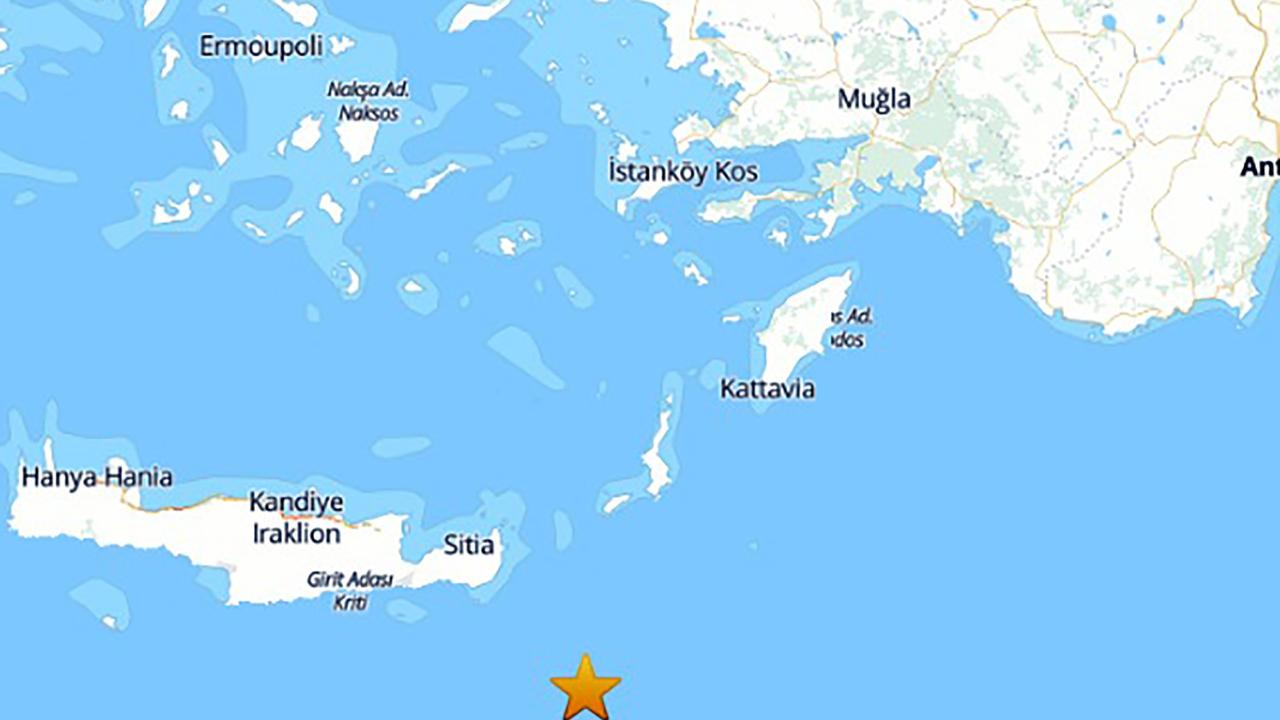 Akdeniz'de 3.7 büyüklüğünde deprem