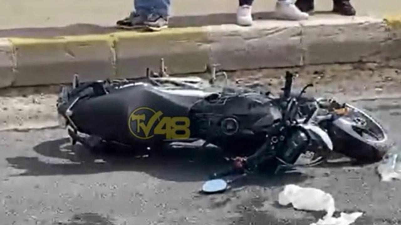 MİLAS’TA MOTOSİKLET KAZASI: SÜRÜCÜ HAFİF YARALANDI