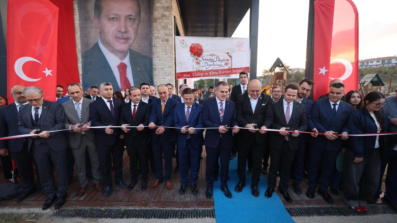 Yatağan’da geleneksel sanatlar sergisi açıldı
