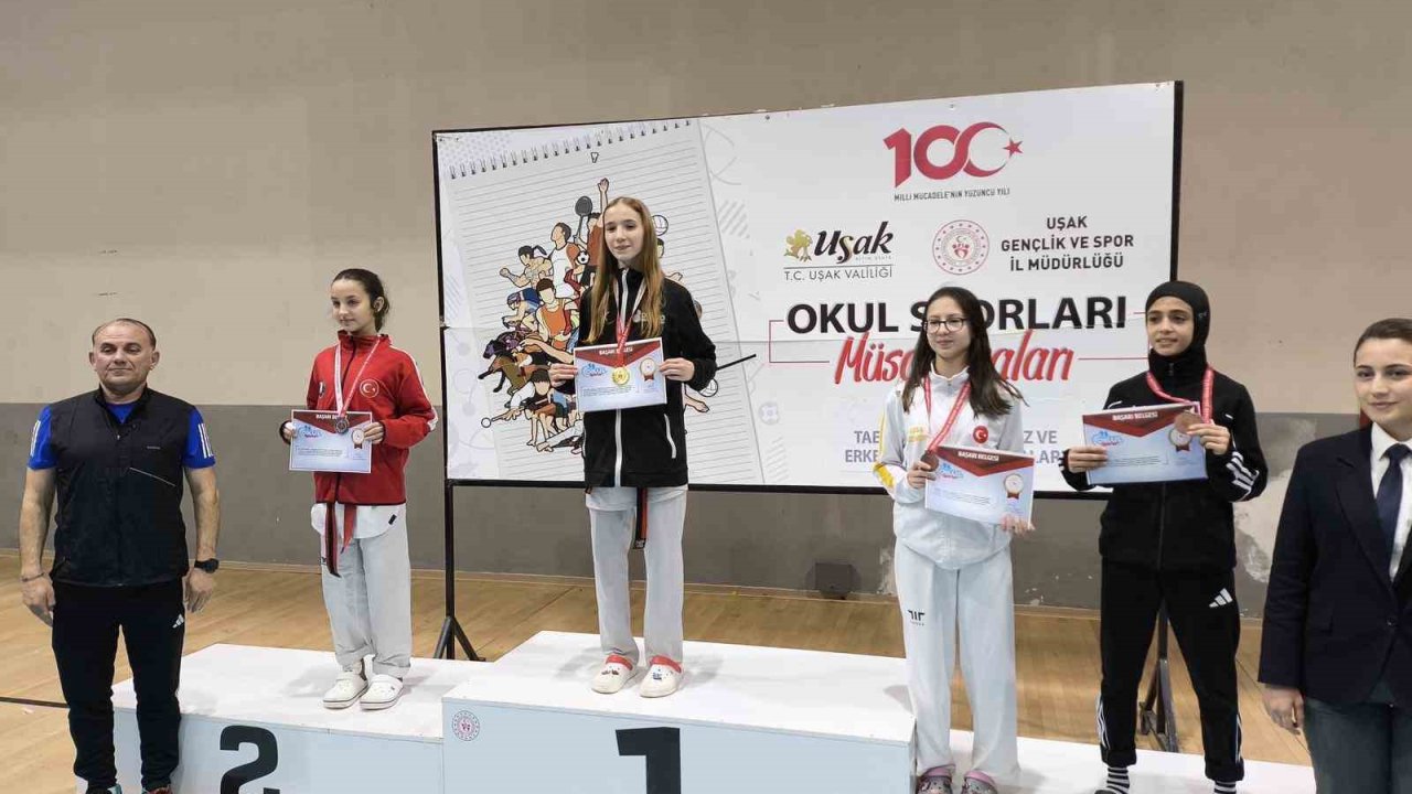 Yunusemreli Meyra’dan altın madalya