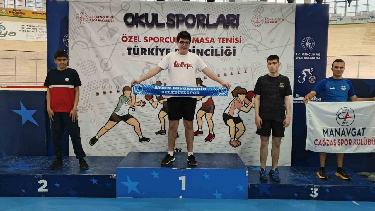 Aydınlı otizmli sporcular Türkiye şampiyonu oldu
