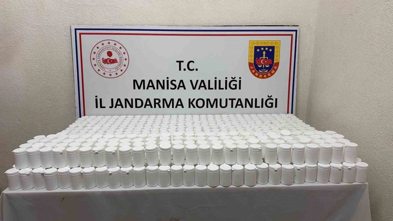 Akhisar’da 50 binden fazla sentetik hap ele geçirildi