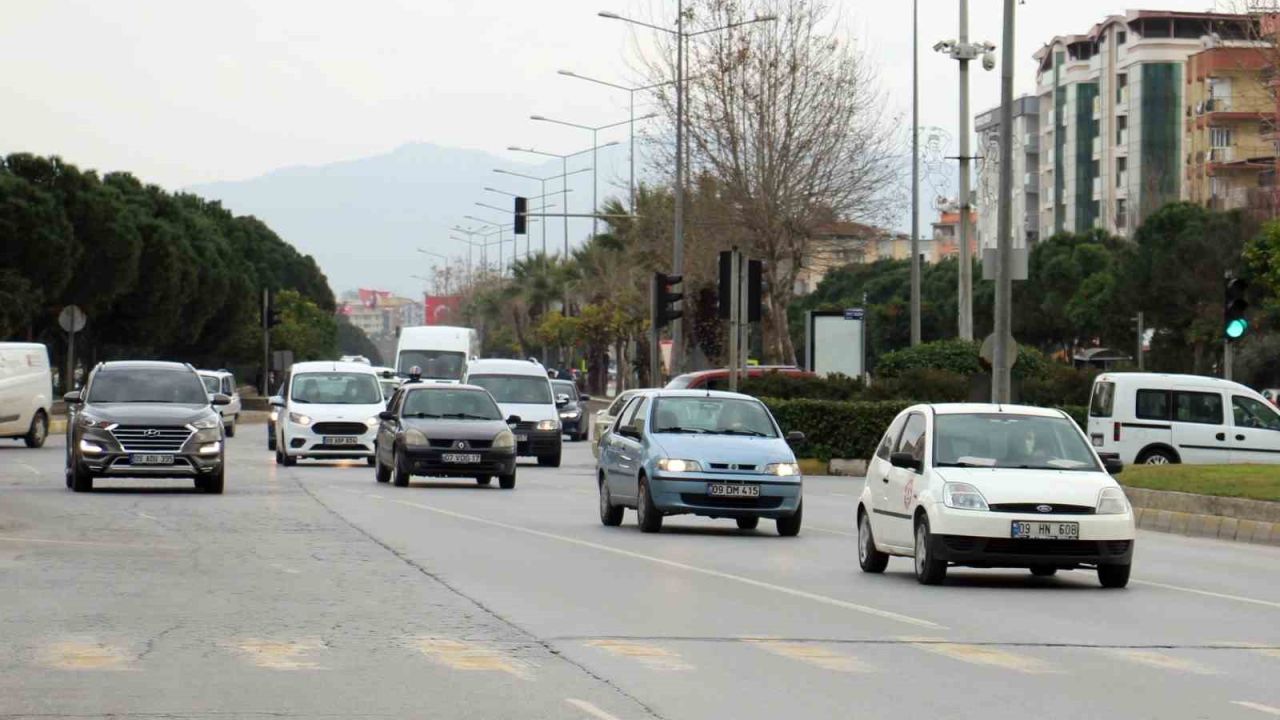 Aydın’da araç sayısı 682 bin oldu