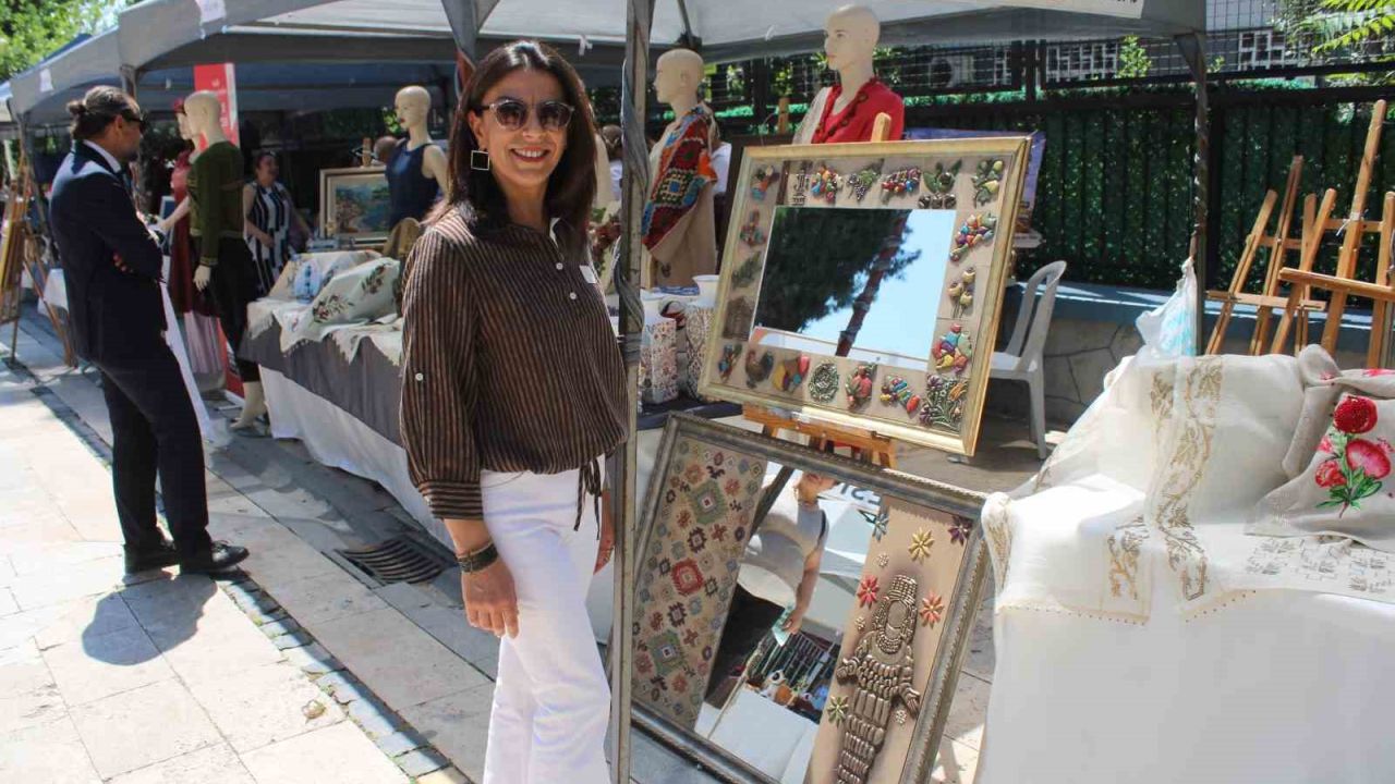 Aydın’da kirpi oku ile sanat dikkat çekiyor